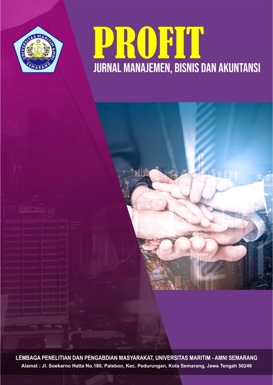 					View Vol. 4 No. 1 (2025): Profit : Jurnal Manajemen, Bisnis dan Akuntansi
				