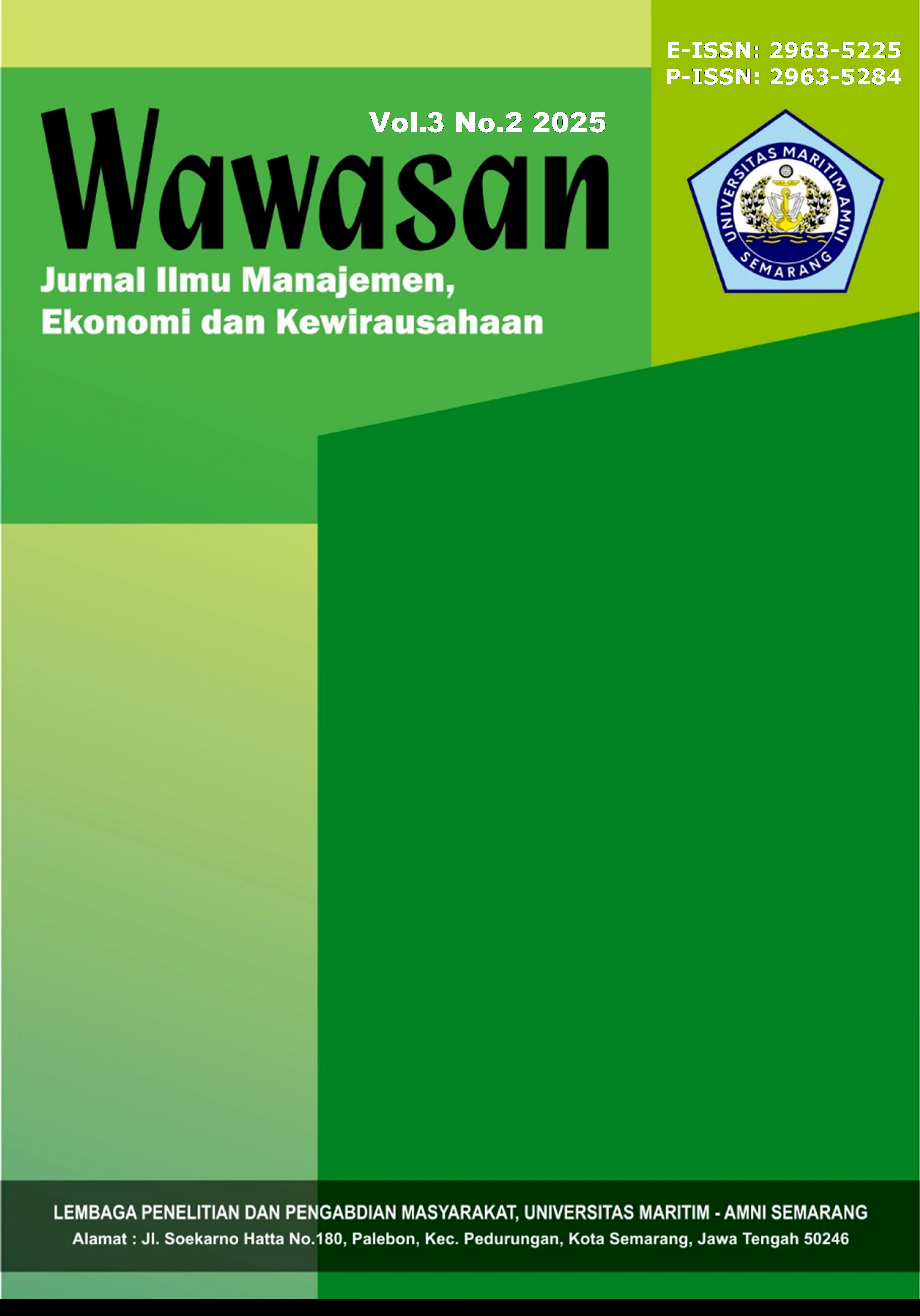 					View Vol. 3 No. 2 (2025): Jurnal Ilmu Manajemen, Ekonomi dan Kewirausahaan
				